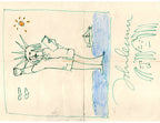 John Lenno sketch of the Statue of Liberty