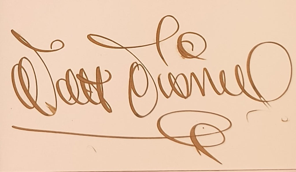 Walt Disney autograph